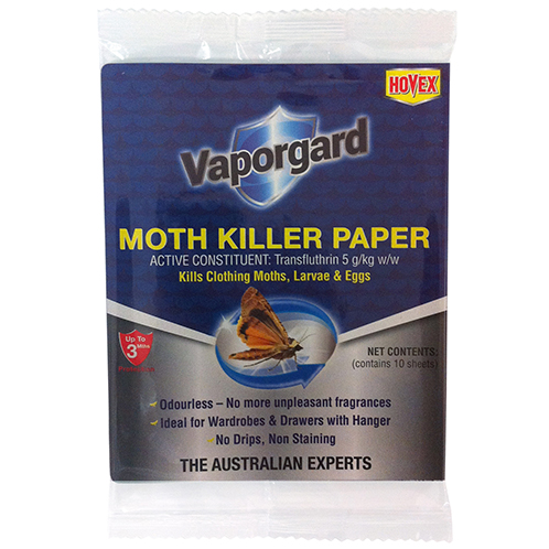 HOVEX Vaporgard Moth Killer Paper